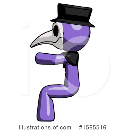Royalty-Free (RF) Purple Design Mascot Clipart Illustration by Leo Blanchette - Stock Sample #1565516