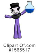 Purple Design Mascot Clipart #1565517 by Leo Blanchette