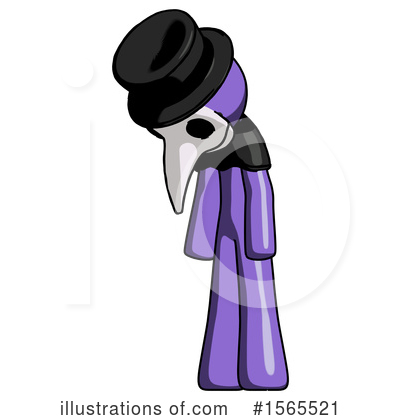 Royalty-Free (RF) Purple Design Mascot Clipart Illustration by Leo Blanchette - Stock Sample #1565521