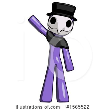 Royalty-Free (RF) Purple Design Mascot Clipart Illustration by Leo Blanchette - Stock Sample #1565522