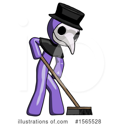 Royalty-Free (RF) Purple Design Mascot Clipart Illustration by Leo Blanchette - Stock Sample #1565528
