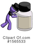 Purple Design Mascot Clipart #1565533 by Leo Blanchette