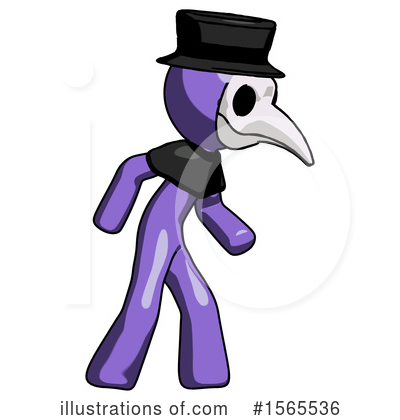 Royalty-Free (RF) Purple Design Mascot Clipart Illustration by Leo Blanchette - Stock Sample #1565536