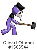Purple Design Mascot Clipart #1565544 by Leo Blanchette