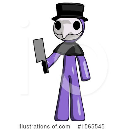 Royalty-Free (RF) Purple Design Mascot Clipart Illustration by Leo Blanchette - Stock Sample #1565545