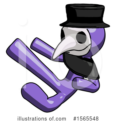 Royalty-Free (RF) Purple Design Mascot Clipart Illustration by Leo Blanchette - Stock Sample #1565548