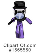 Purple Design Mascot Clipart #1565550 by Leo Blanchette