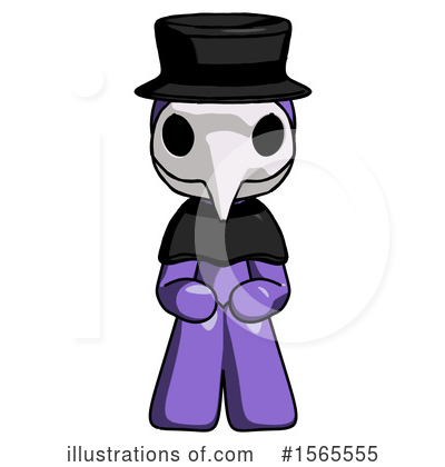 Royalty-Free (RF) Purple Design Mascot Clipart Illustration by Leo Blanchette - Stock Sample #1565555