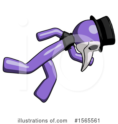 Royalty-Free (RF) Purple Design Mascot Clipart Illustration by Leo Blanchette - Stock Sample #1565561