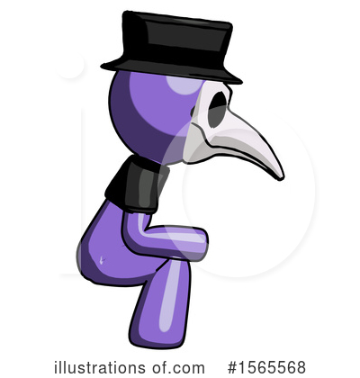 Royalty-Free (RF) Purple Design Mascot Clipart Illustration by Leo Blanchette - Stock Sample #1565568