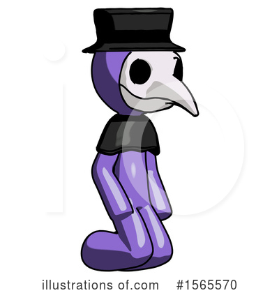 Royalty-Free (RF) Purple Design Mascot Clipart Illustration by Leo Blanchette - Stock Sample #1565570