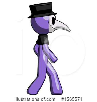 Royalty-Free (RF) Purple Design Mascot Clipart Illustration by Leo Blanchette - Stock Sample #1565571