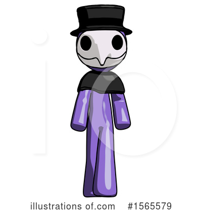 Royalty-Free (RF) Purple Design Mascot Clipart Illustration by Leo Blanchette - Stock Sample #1565579