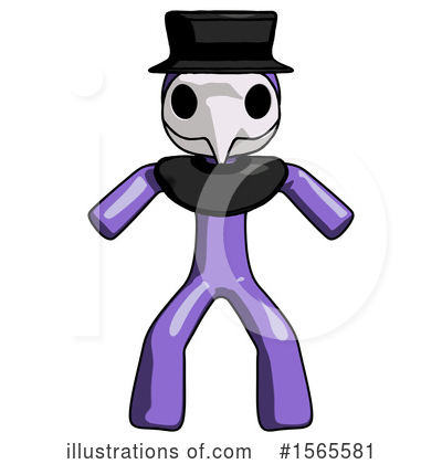 Royalty-Free (RF) Purple Design Mascot Clipart Illustration by Leo Blanchette - Stock Sample #1565581