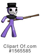 Purple Design Mascot Clipart #1565585 by Leo Blanchette
