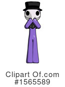 Purple Design Mascot Clipart #1565589 by Leo Blanchette