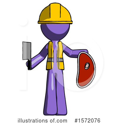 Royalty-Free (RF) Purple Design Mascot Clipart Illustration by Leo Blanchette - Stock Sample #1572076