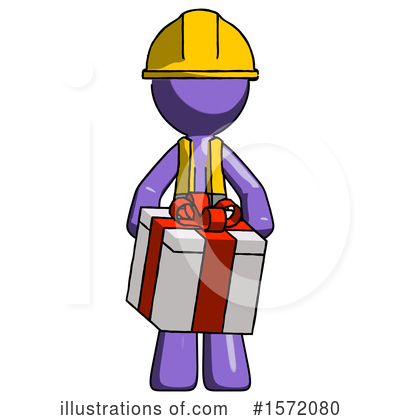 Royalty-Free (RF) Purple Design Mascot Clipart Illustration by Leo Blanchette - Stock Sample #1572080