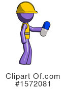 Purple Design Mascot Clipart #1572081 by Leo Blanchette