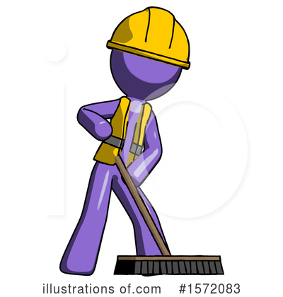 Royalty-Free (RF) Purple Design Mascot Clipart Illustration by Leo Blanchette - Stock Sample #1572083
