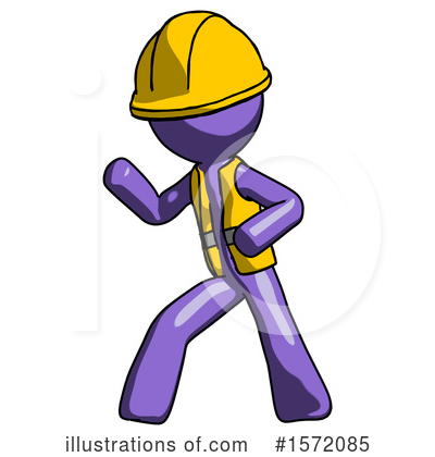 Royalty-Free (RF) Purple Design Mascot Clipart Illustration by Leo Blanchette - Stock Sample #1572085