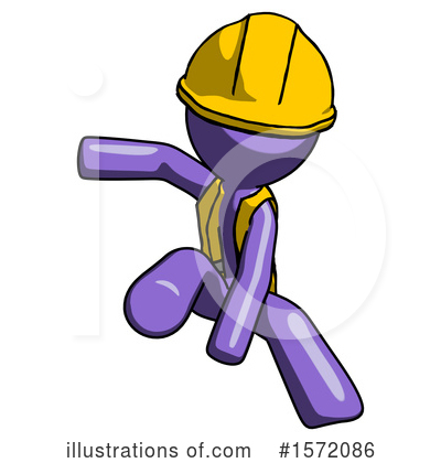 Royalty-Free (RF) Purple Design Mascot Clipart Illustration by Leo Blanchette - Stock Sample #1572086