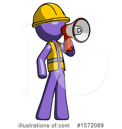 Royalty-Free (RF) Purple Design Mascot Clipart Illustration by Leo Blanchette - Stock Sample #1572089