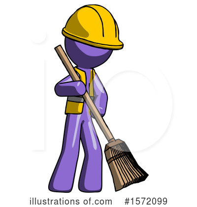 Royalty-Free (RF) Purple Design Mascot Clipart Illustration by Leo Blanchette - Stock Sample #1572099