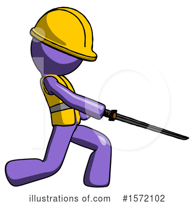 Royalty-Free (RF) Purple Design Mascot Clipart Illustration by Leo Blanchette - Stock Sample #1572102