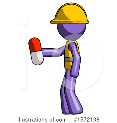 Royalty-Free (RF) Purple Design Mascot Clipart Illustration by Leo Blanchette - Stock Sample #1572108
