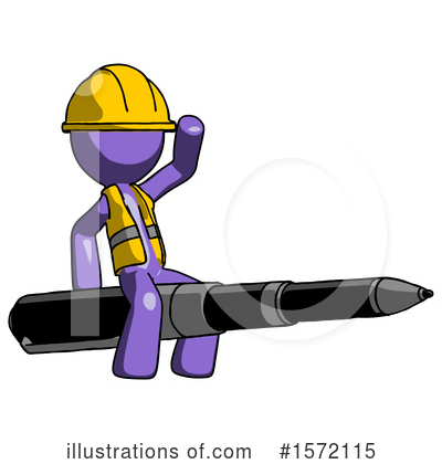Royalty-Free (RF) Purple Design Mascot Clipart Illustration by Leo Blanchette - Stock Sample #1572115