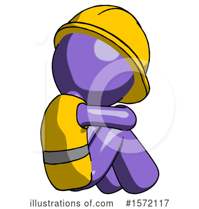 Royalty-Free (RF) Purple Design Mascot Clipart Illustration by Leo Blanchette - Stock Sample #1572117