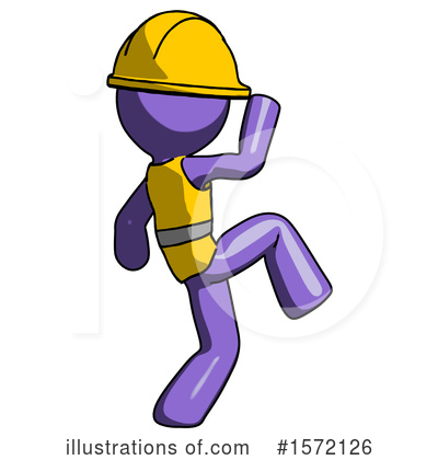 Royalty-Free (RF) Purple Design Mascot Clipart Illustration by Leo Blanchette - Stock Sample #1572126