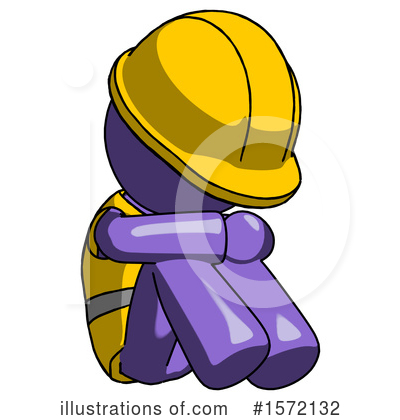 Royalty-Free (RF) Purple Design Mascot Clipart Illustration by Leo Blanchette - Stock Sample #1572132