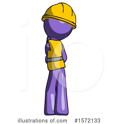 Royalty-Free (RF) Purple Design Mascot Clipart Illustration by Leo Blanchette - Stock Sample #1572133