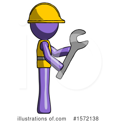 Royalty-Free (RF) Purple Design Mascot Clipart Illustration by Leo Blanchette - Stock Sample #1572138