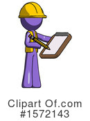 Purple Design Mascot Clipart #1572143 by Leo Blanchette