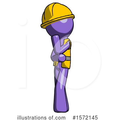 Royalty-Free (RF) Purple Design Mascot Clipart Illustration by Leo Blanchette - Stock Sample #1572145