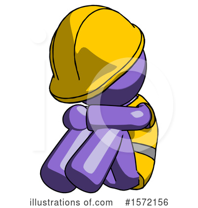 Royalty-Free (RF) Purple Design Mascot Clipart Illustration by Leo Blanchette - Stock Sample #1572156