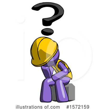 Royalty-Free (RF) Purple Design Mascot Clipart Illustration by Leo Blanchette - Stock Sample #1572159
