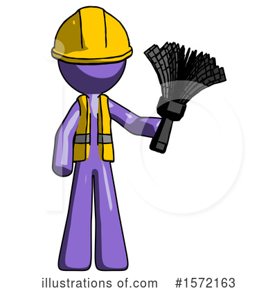 Royalty-Free (RF) Purple Design Mascot Clipart Illustration by Leo Blanchette - Stock Sample #1572163