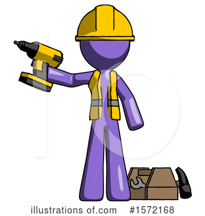 Royalty-Free (RF) Purple Design Mascot Clipart Illustration by Leo Blanchette - Stock Sample #1572168