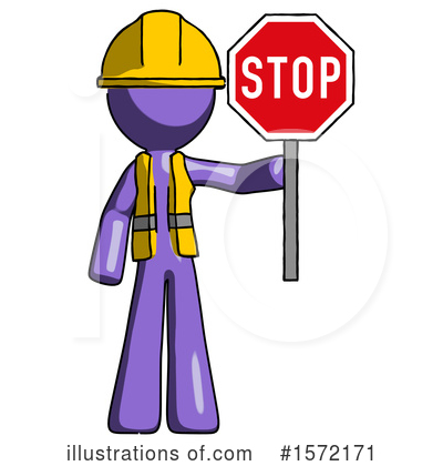 Royalty-Free (RF) Purple Design Mascot Clipart Illustration by Leo Blanchette - Stock Sample #1572171