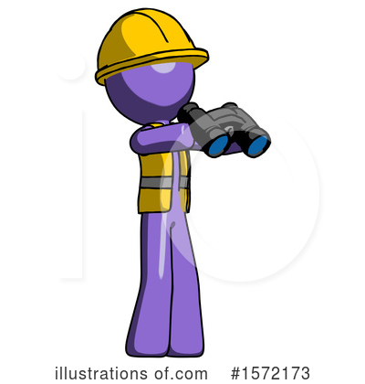 Royalty-Free (RF) Purple Design Mascot Clipart Illustration by Leo Blanchette - Stock Sample #1572173