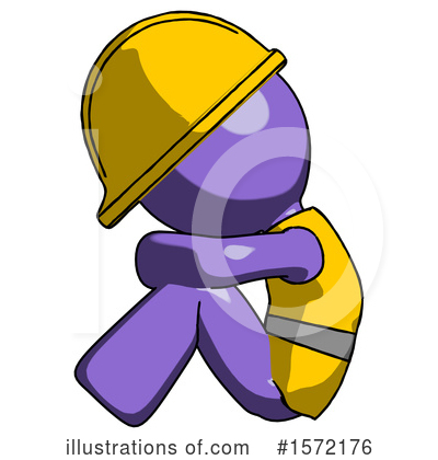 Royalty-Free (RF) Purple Design Mascot Clipart Illustration by Leo Blanchette - Stock Sample #1572176