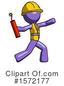 Purple Design Mascot Clipart #1572177 by Leo Blanchette