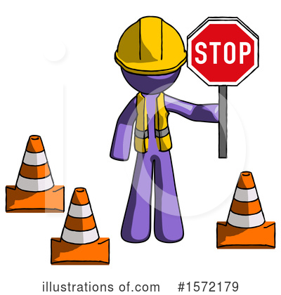 Royalty-Free (RF) Purple Design Mascot Clipart Illustration by Leo Blanchette - Stock Sample #1572179