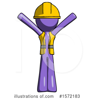 Royalty-Free (RF) Purple Design Mascot Clipart Illustration by Leo Blanchette - Stock Sample #1572183