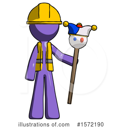 Royalty-Free (RF) Purple Design Mascot Clipart Illustration by Leo Blanchette - Stock Sample #1572190