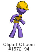 Purple Design Mascot Clipart #1572194 by Leo Blanchette